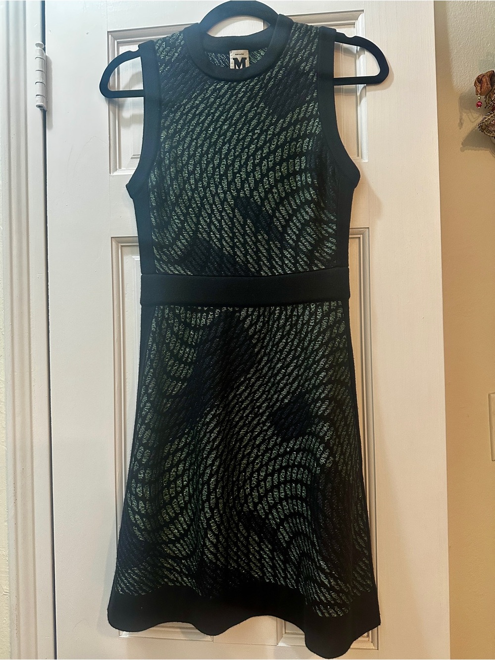 M MISSONI Lurex Web Sleeveless Knit Dress Glam Metallic Party Sz 40 US 4